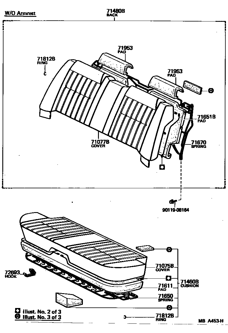 7102 — REAR SEAT & SEAT TRACK