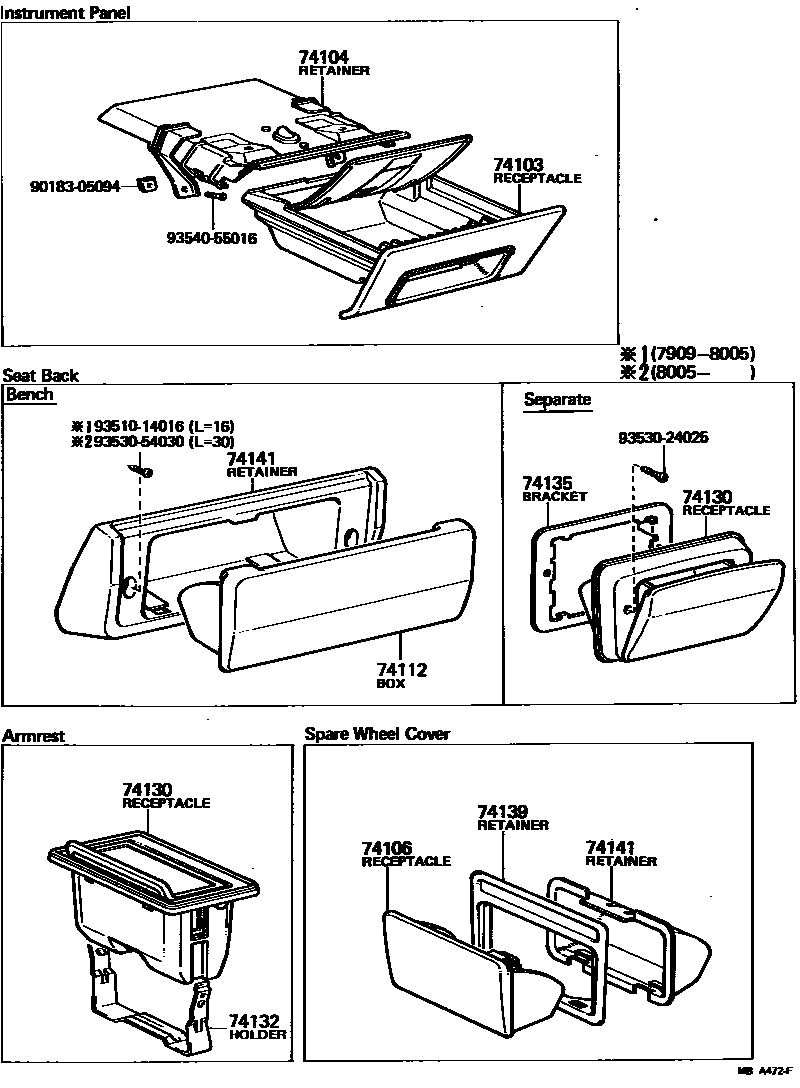 7404 — ASH RECEPTACLE