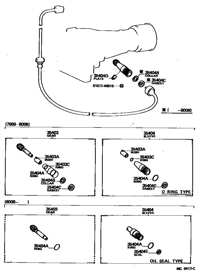 3505 — SPEEDOMETER DRIVEN GEAR (ATM)