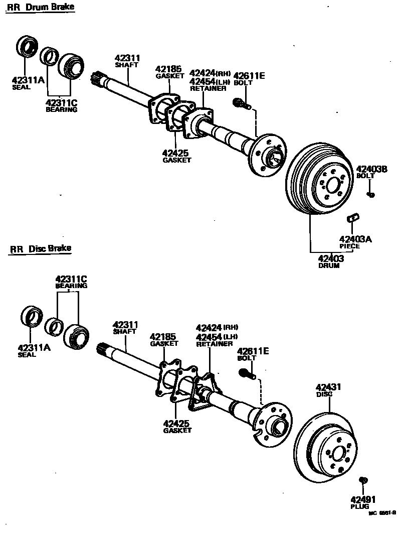 4102 — REAR AXLE SHAFT & HUB
