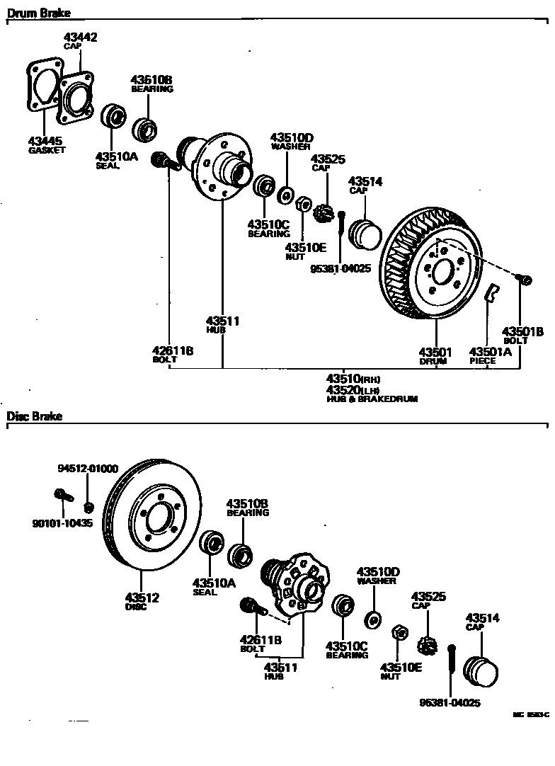 4303 — FRONT AXLE HUB