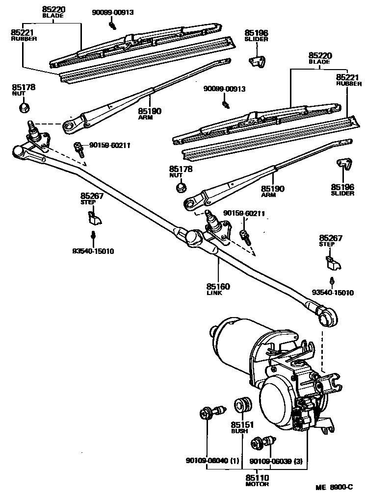 8501 — WINDSHIELD WIPER