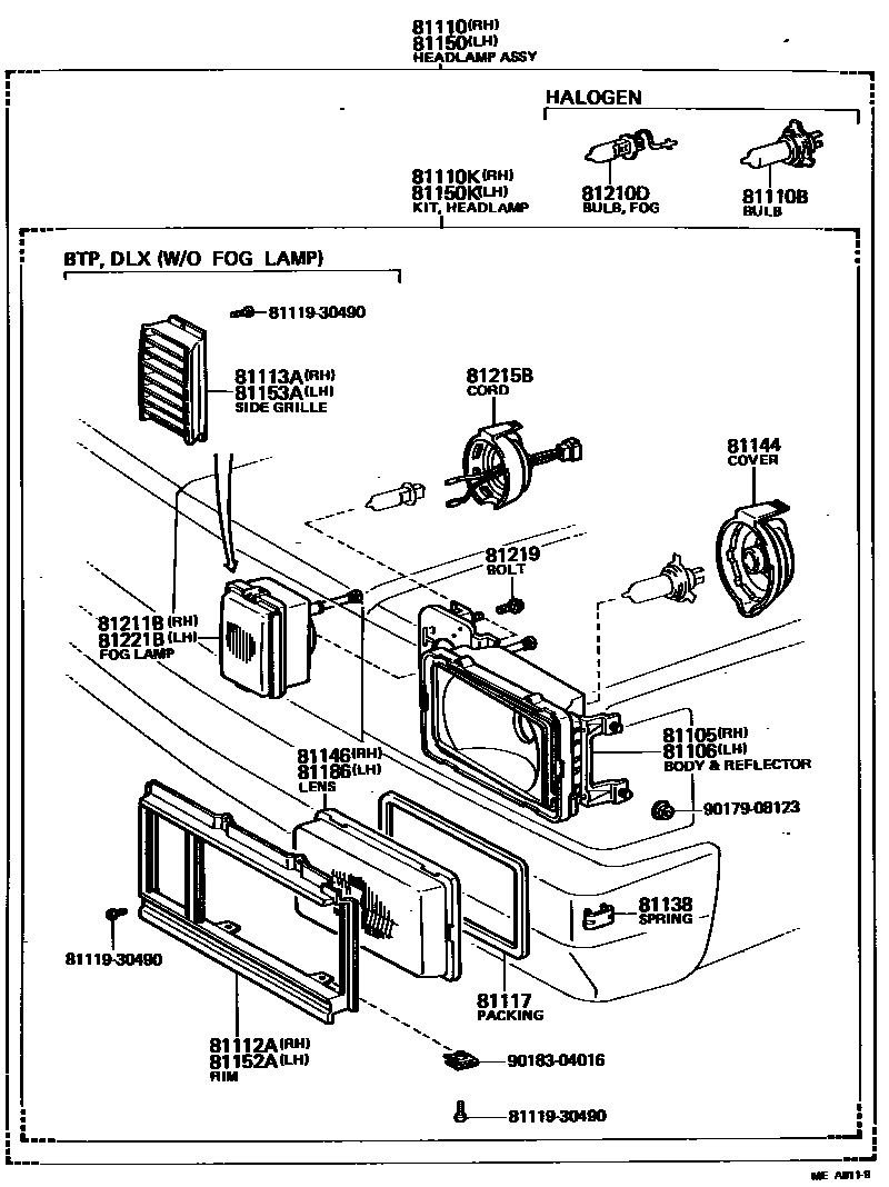 8101 — HEADLAMP