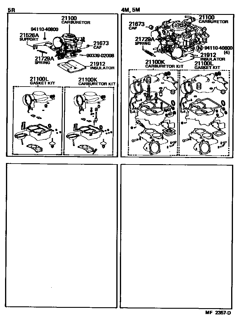 2102 — CARBURETOR ASSEMBLY