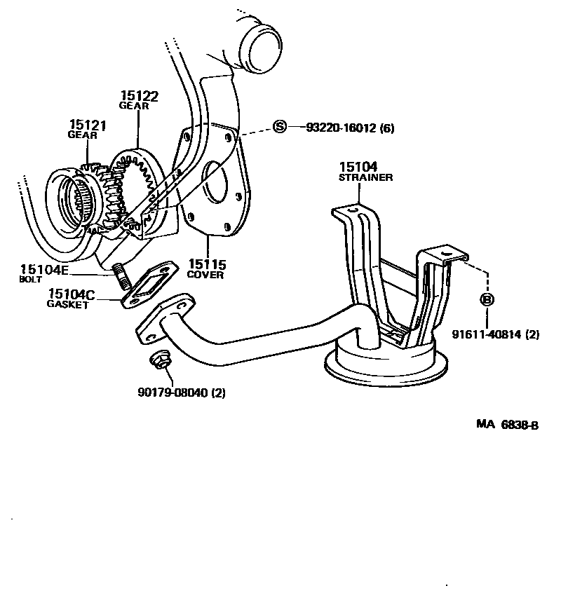1501 — ENGINE OIL PUMP