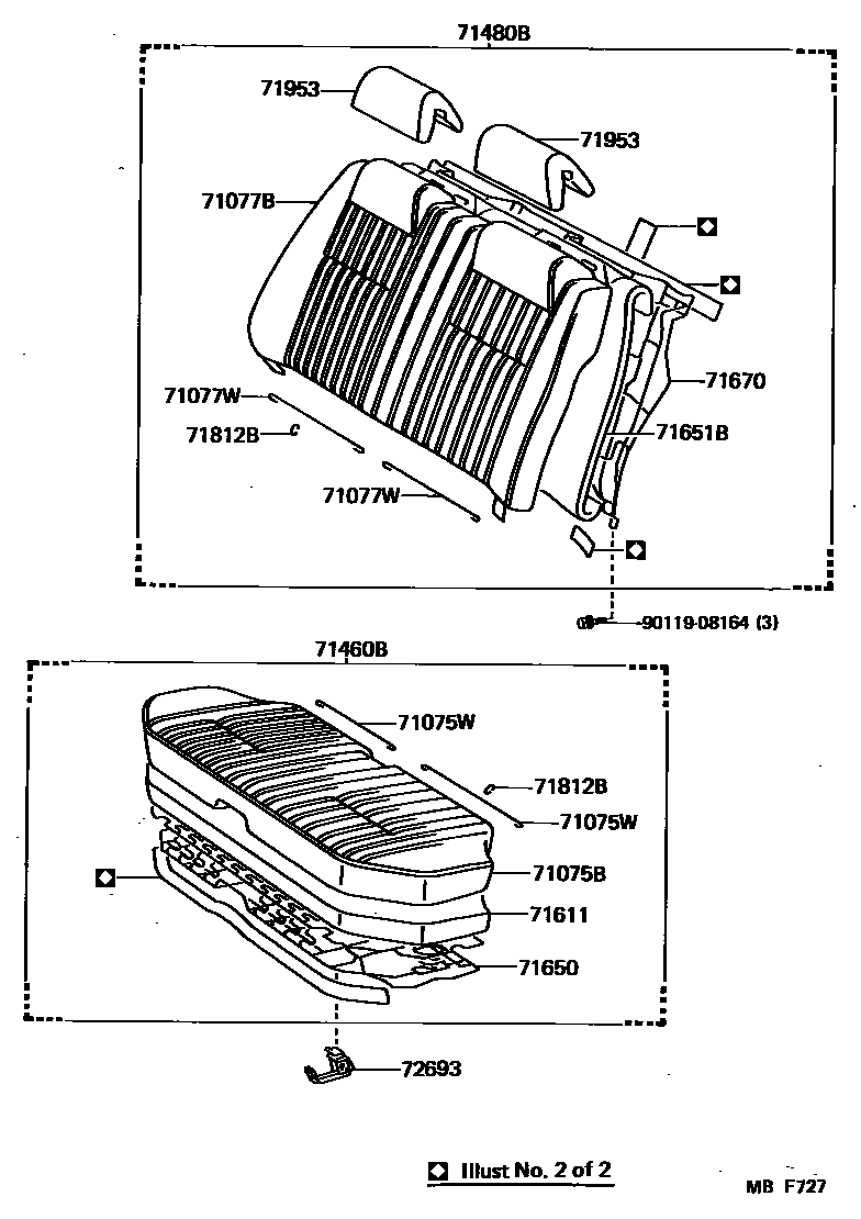 7102 — REAR SEAT & SEAT TRACK