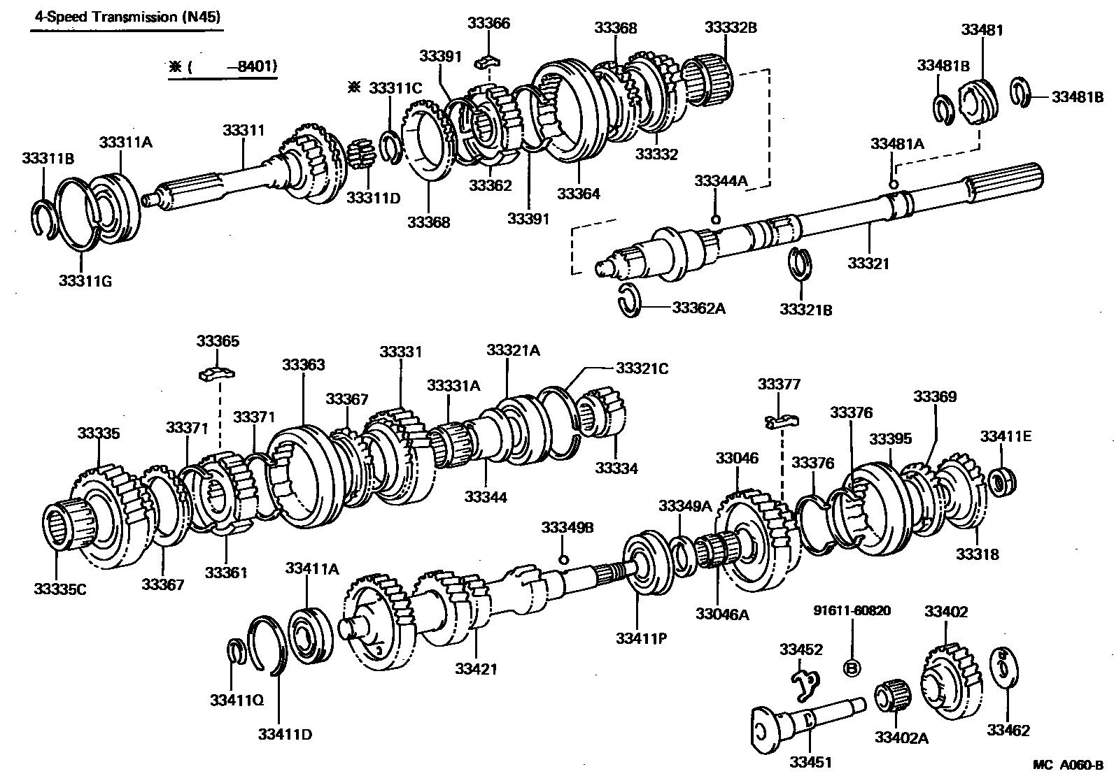 3305 — TRANSMISSION GEAR (MTM)