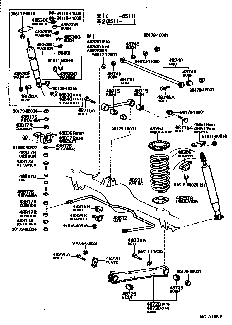 4804 — REAR SPRING & SHOCK ABSORBER