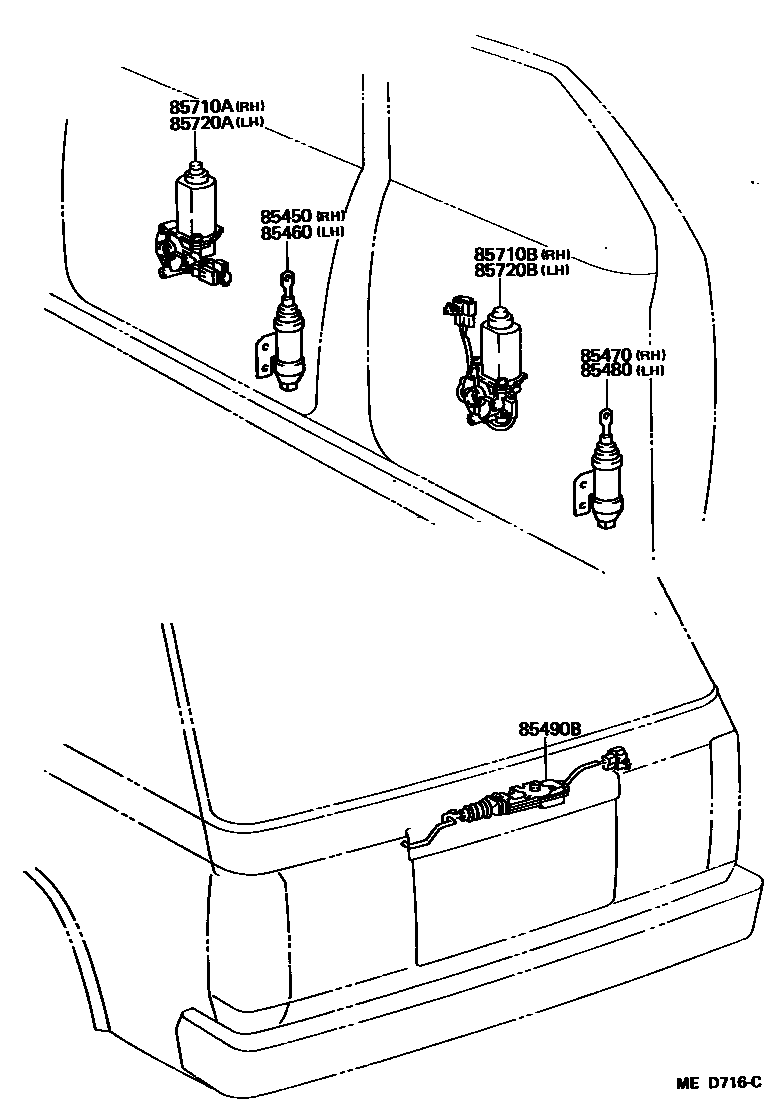 8511 — DOOR MOTOR & DOOR SOLENOID