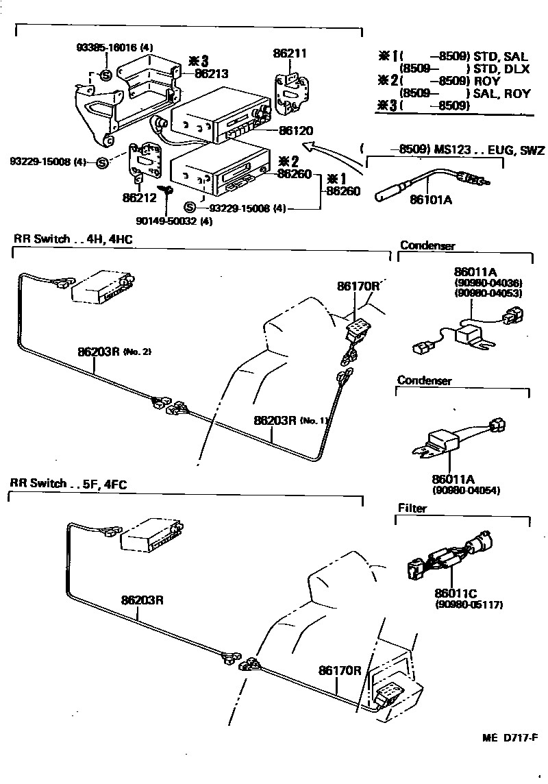 8601 — RADIO RECEIVER & AMPLIFIER & CONDENSER
