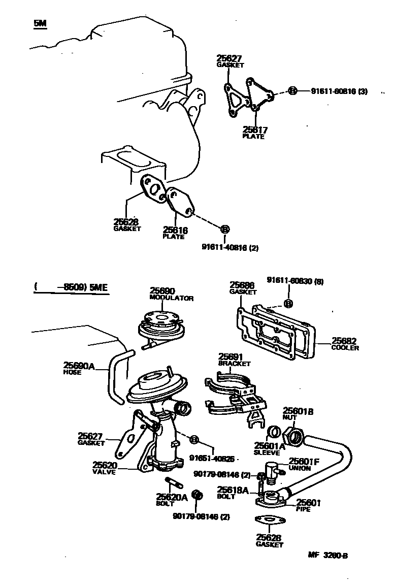 2501 — EXHAUST GAS RECIRCULATION SYSTEM