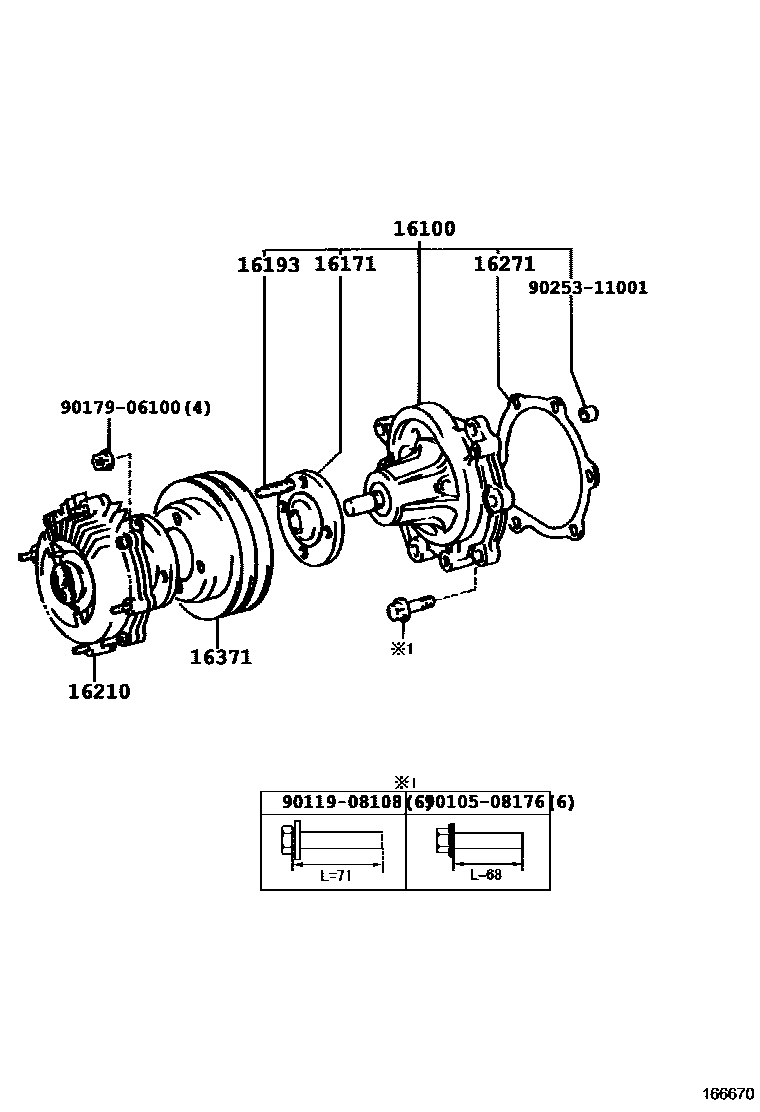 1601 — WATER PUMP