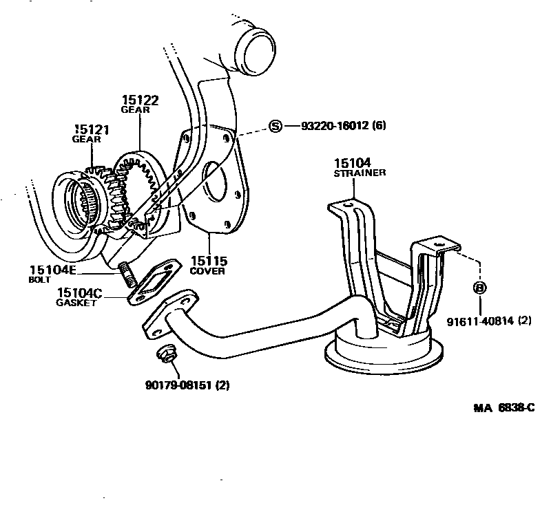 1501 — ENGINE OIL PUMP