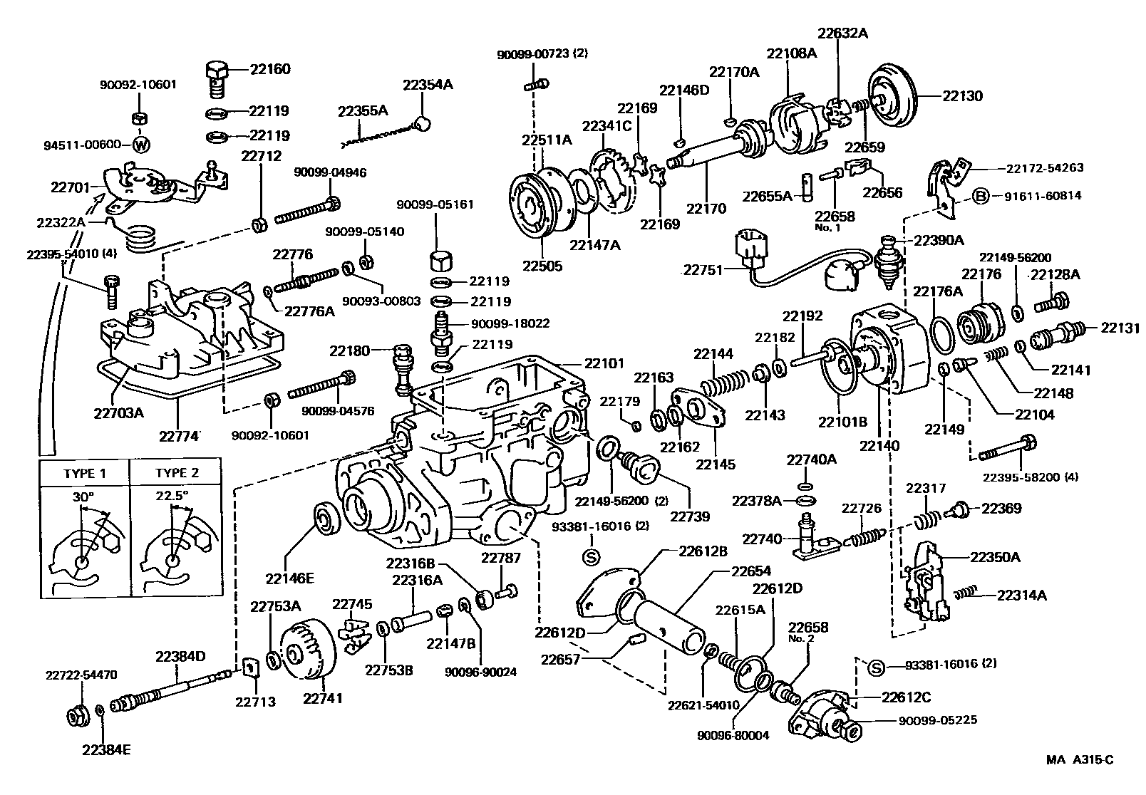 2203 — INJECTION PUMP BODY