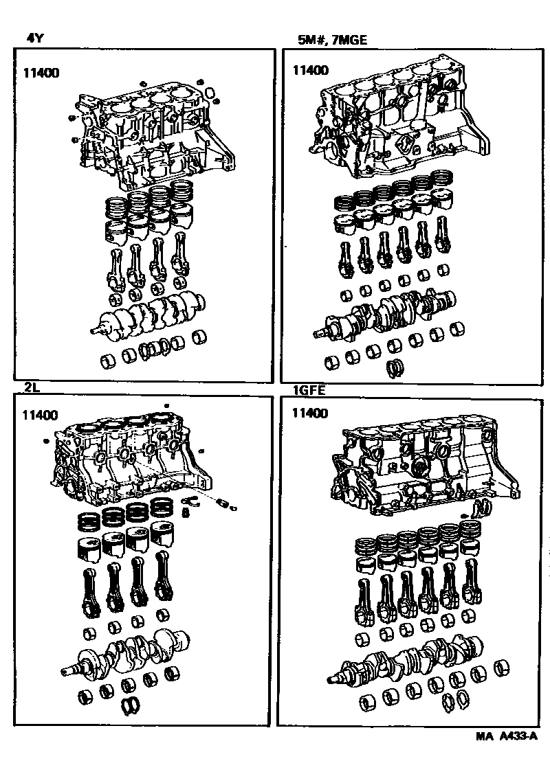 1102 — SHORT BLOCK ASSEMBLY