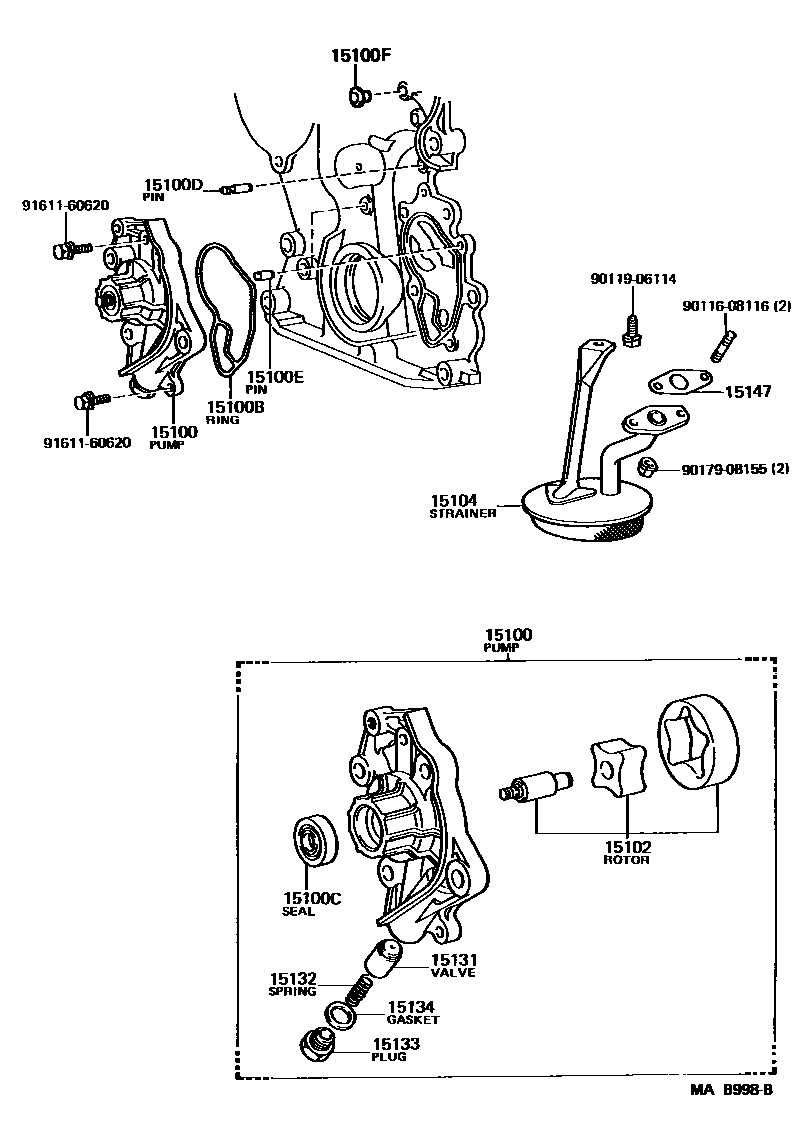 1501 — ENGINE OIL PUMP