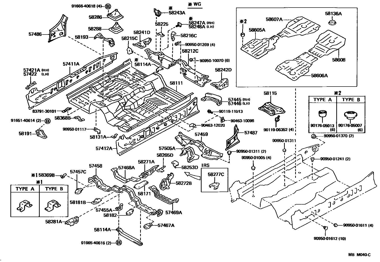 5801 — FLOOR PAN & LOWER BACK PANEL