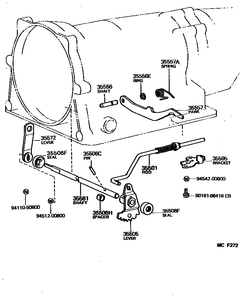 3513 — THROTTLE LINK & VALVE LEVER (ATM)