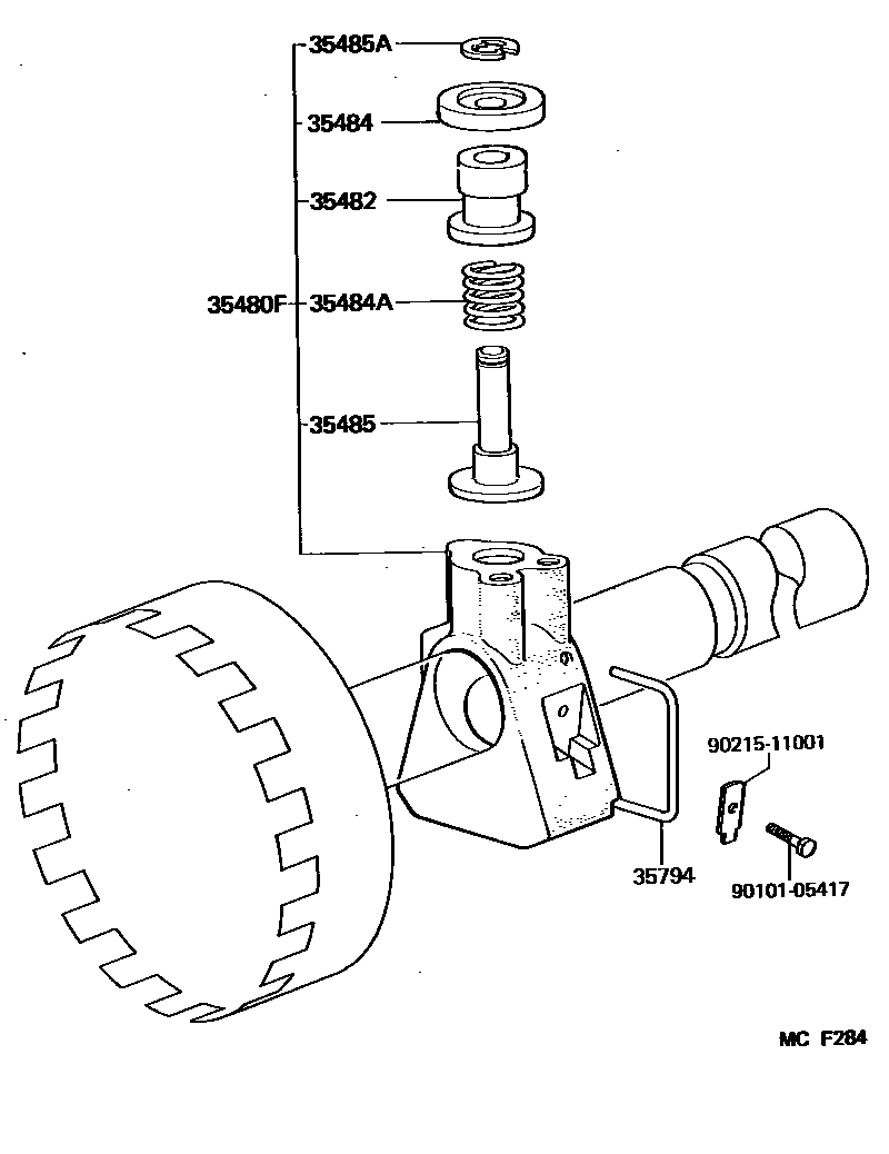 3511 — REAR OIL PUMP & GOVERNOR (ATM)