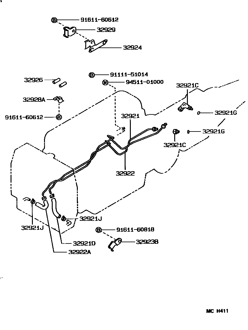 3514 — OIL COOLER & TUBE (ATM)
