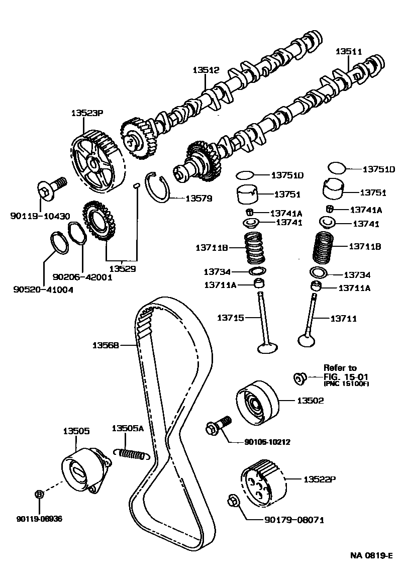 1302 — CAMSHAFT & VALVE