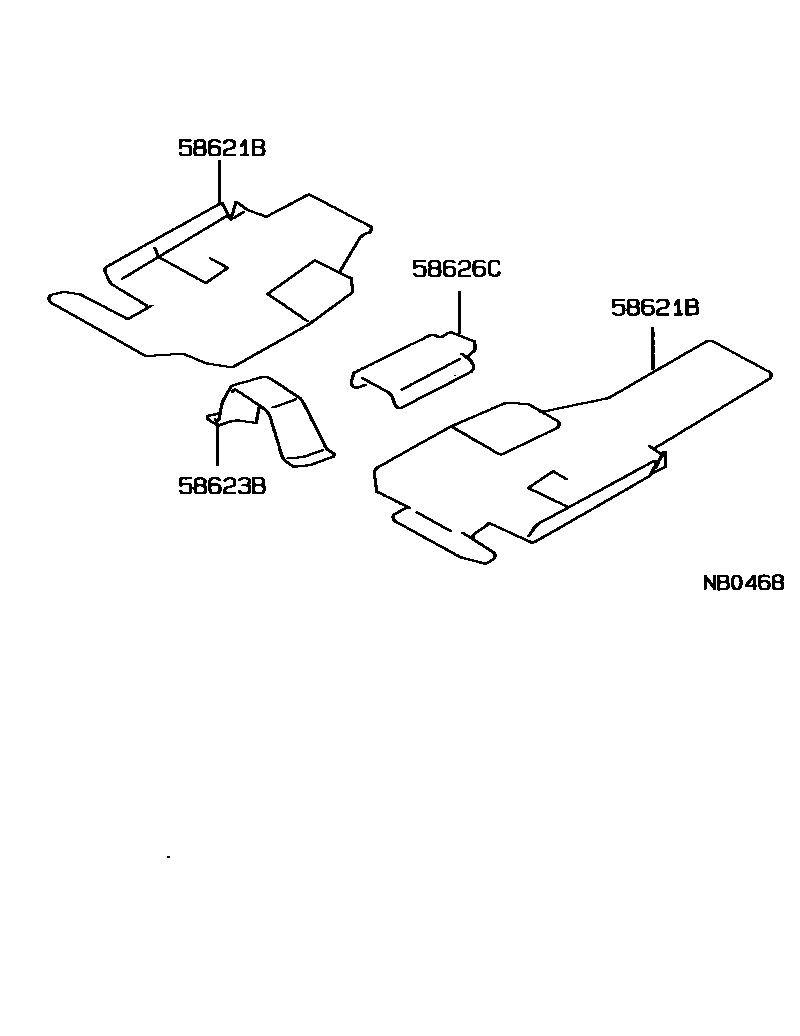 5805 — DASH SILENCER BOARD & FLOOR SILENCER PAD