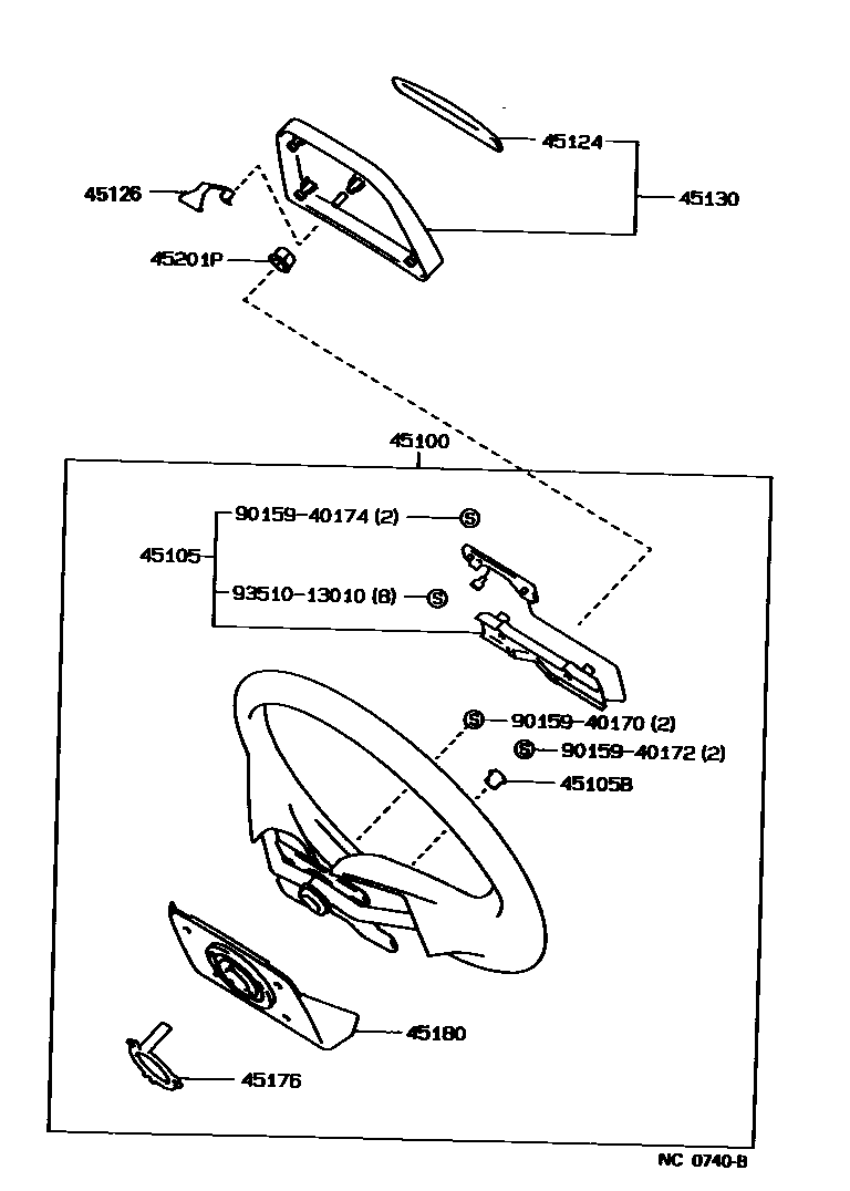 4504 — STEERING WHEEL