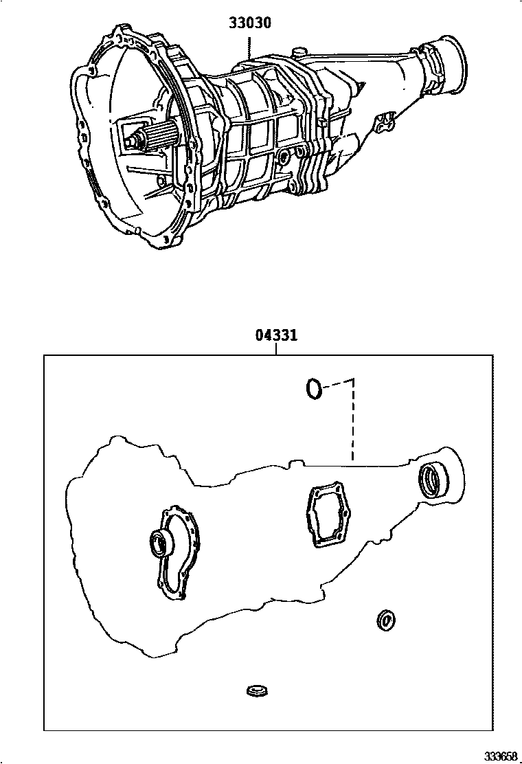 3301 — TRANSAXLE OR TRANSMISSION ASSY & GASKET KIT (MTM)