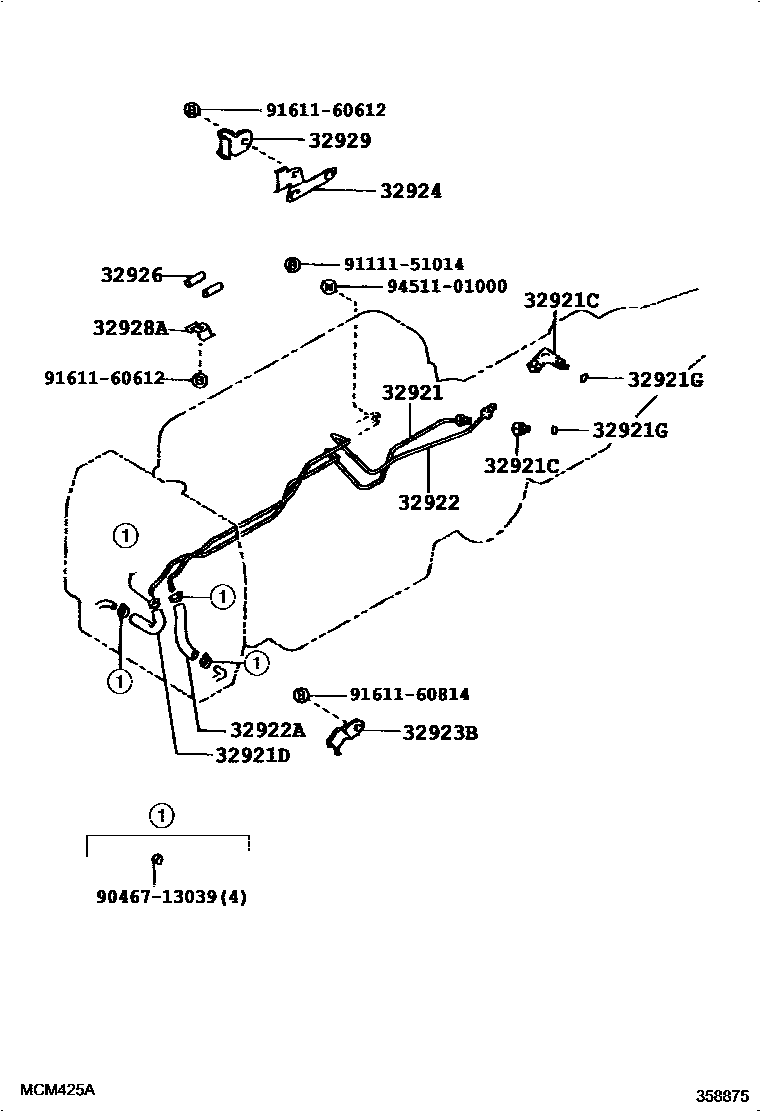 3514 — OIL COOLER & TUBE (ATM)
