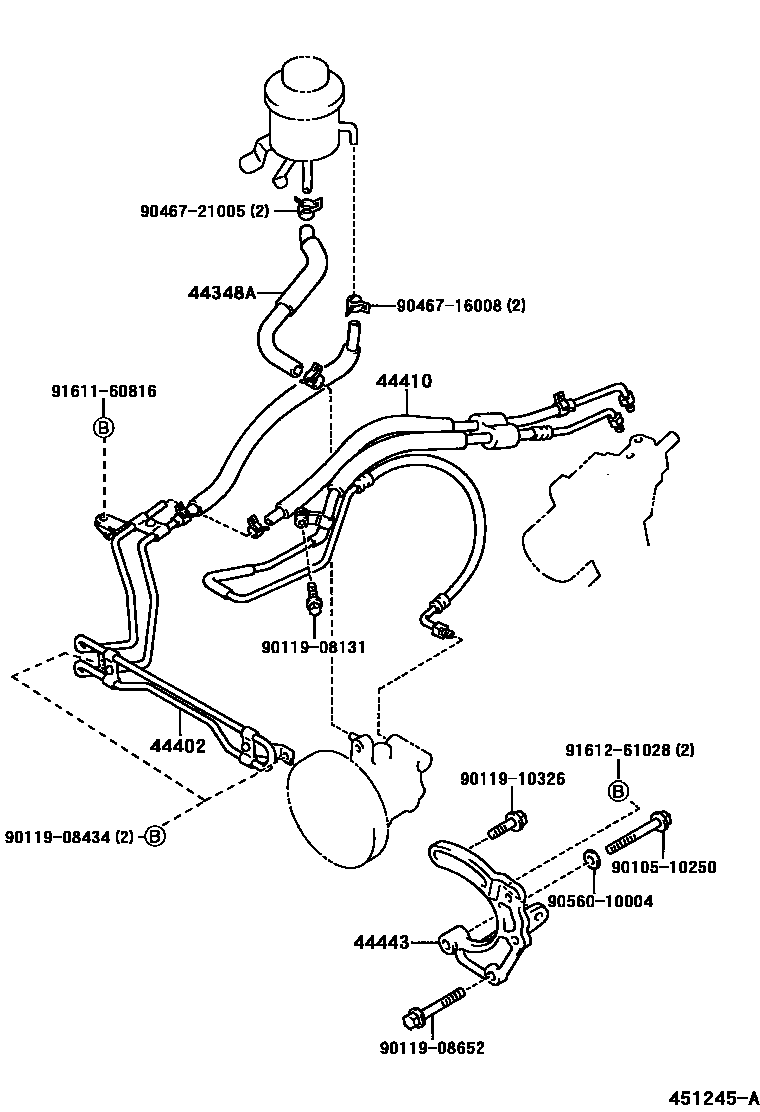 4503 — POWER STEERING TUBE