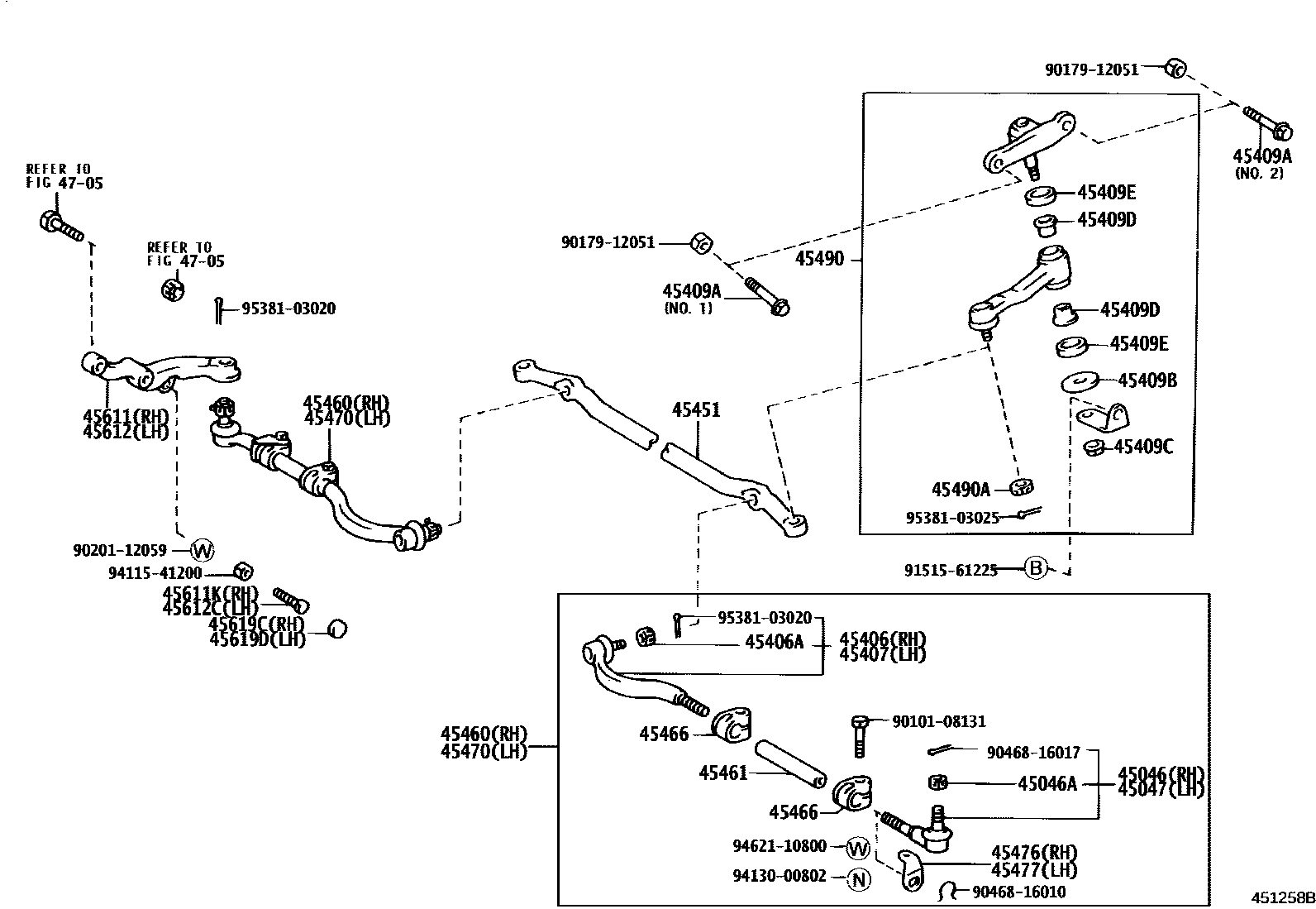4505 — FRONT STEERING GEAR & LINK