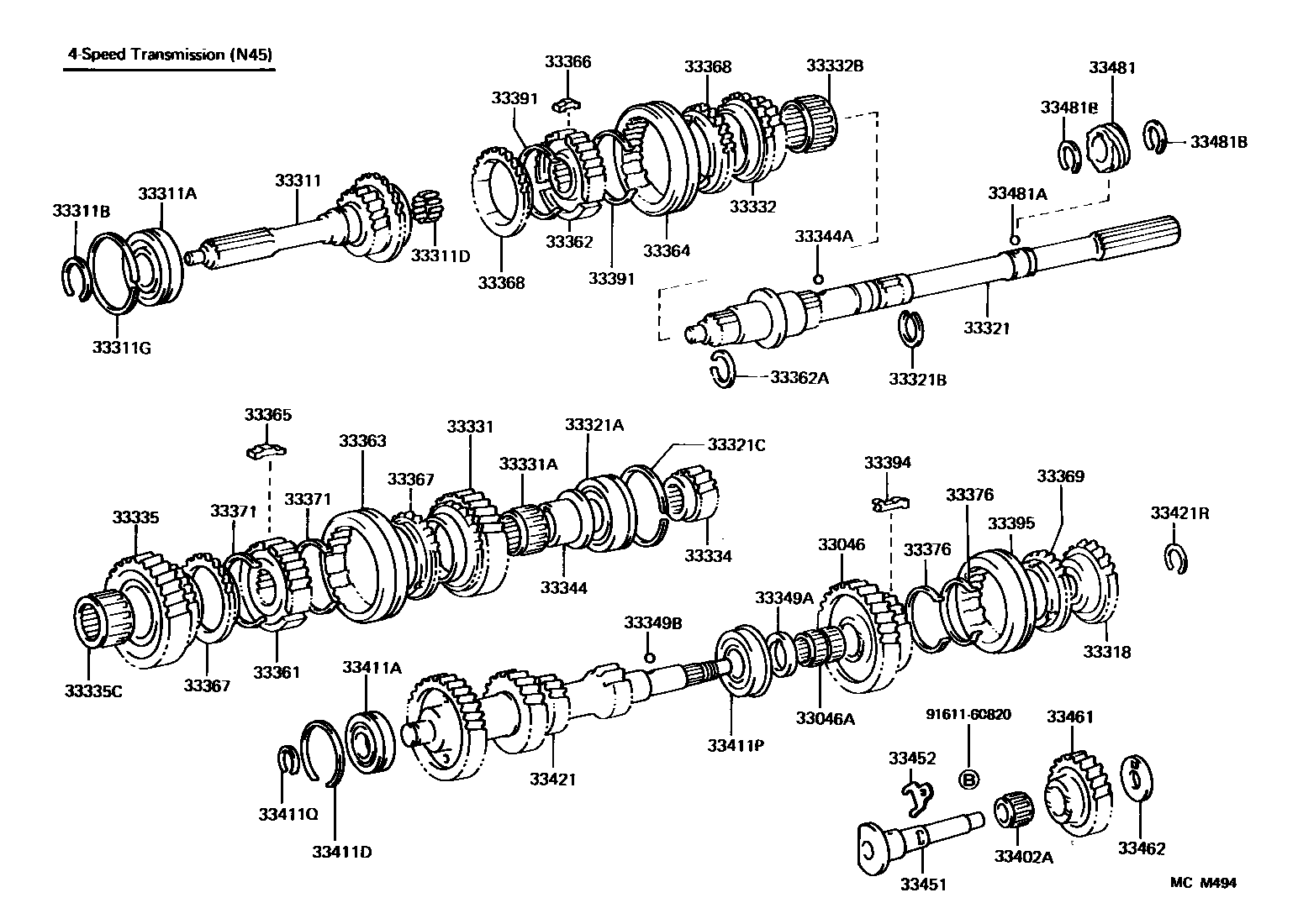 3305 — TRANSMISSION GEAR (MTM)