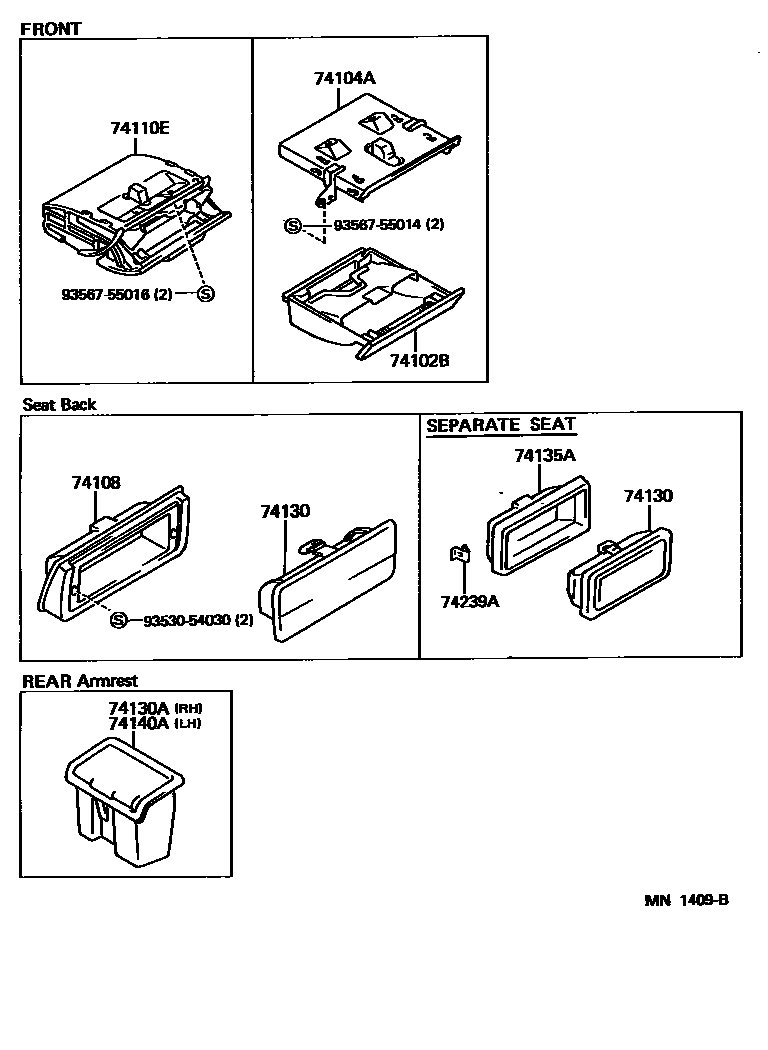 7404 — ASH RECEPTACLE