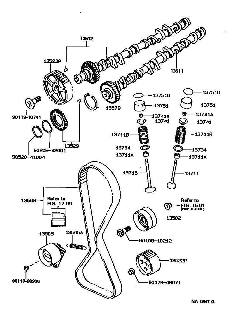 1302 — CAMSHAFT & VALVE
