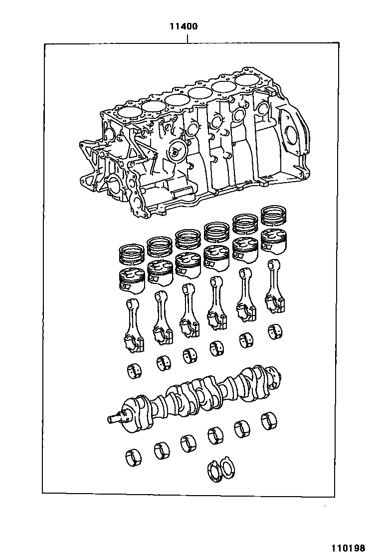 1102 — SHORT BLOCK ASSEMBLY