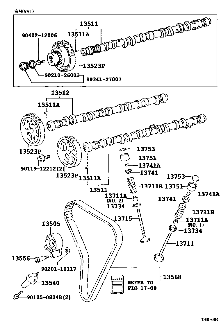 1302 — CAMSHAFT & VALVE