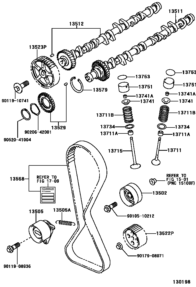 1302 — CAMSHAFT & VALVE