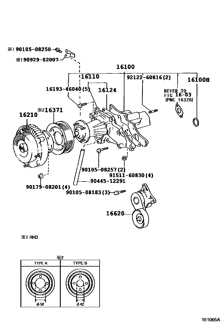 1601 — WATER PUMP