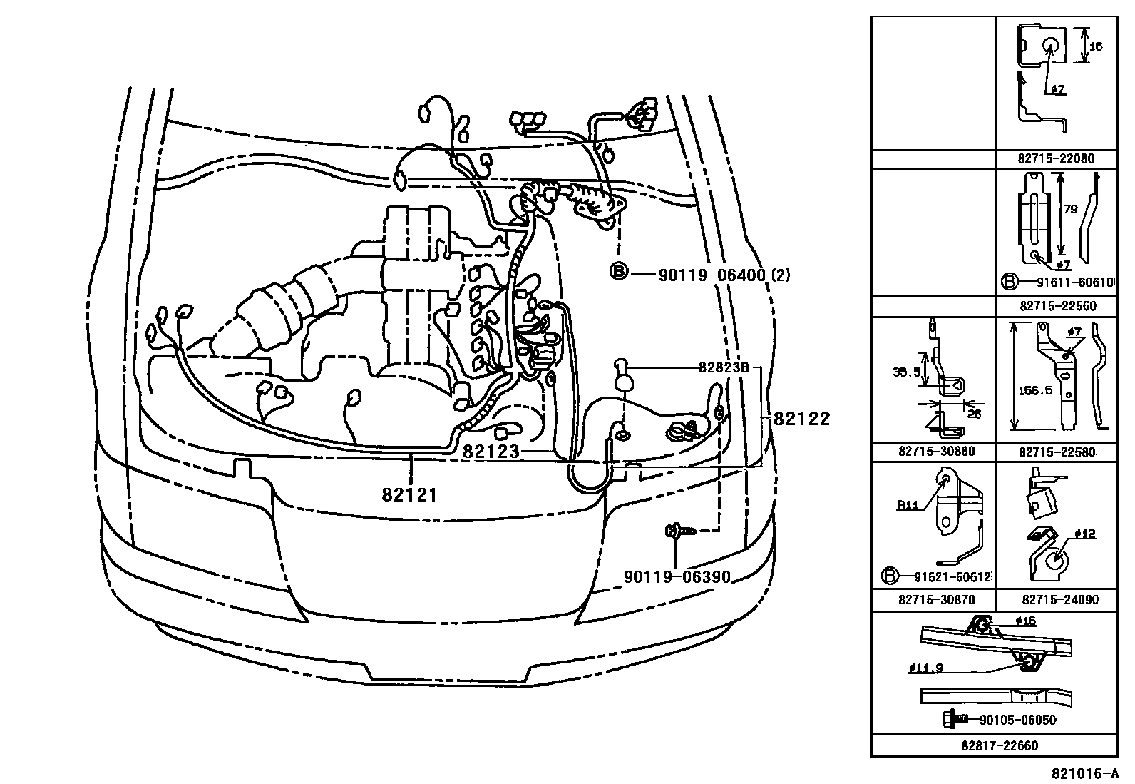 8202 — WIRING & CLAMP
