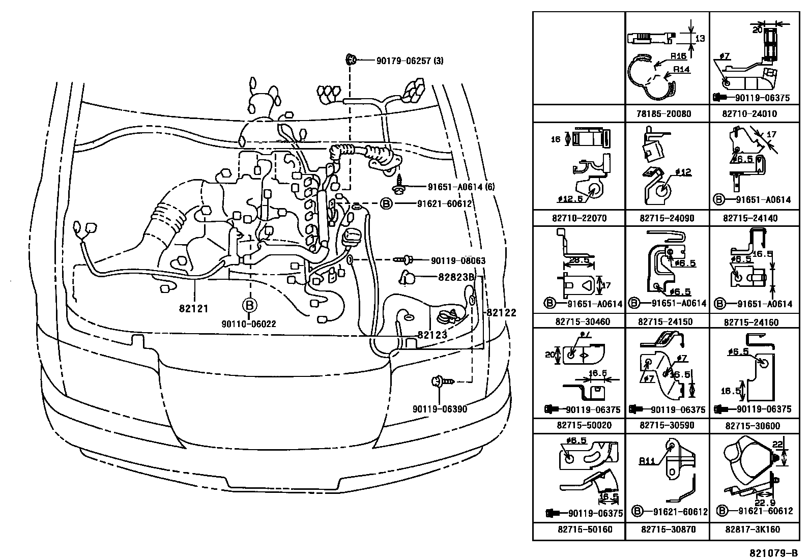 8202 — WIRING & CLAMP