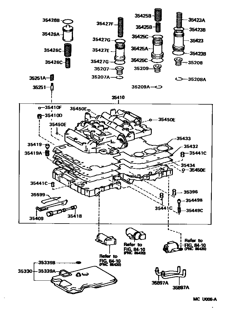 3512 — VALVE BODY & OIL STRAINER (ATM)