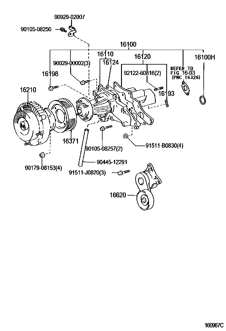1601 — WATER PUMP