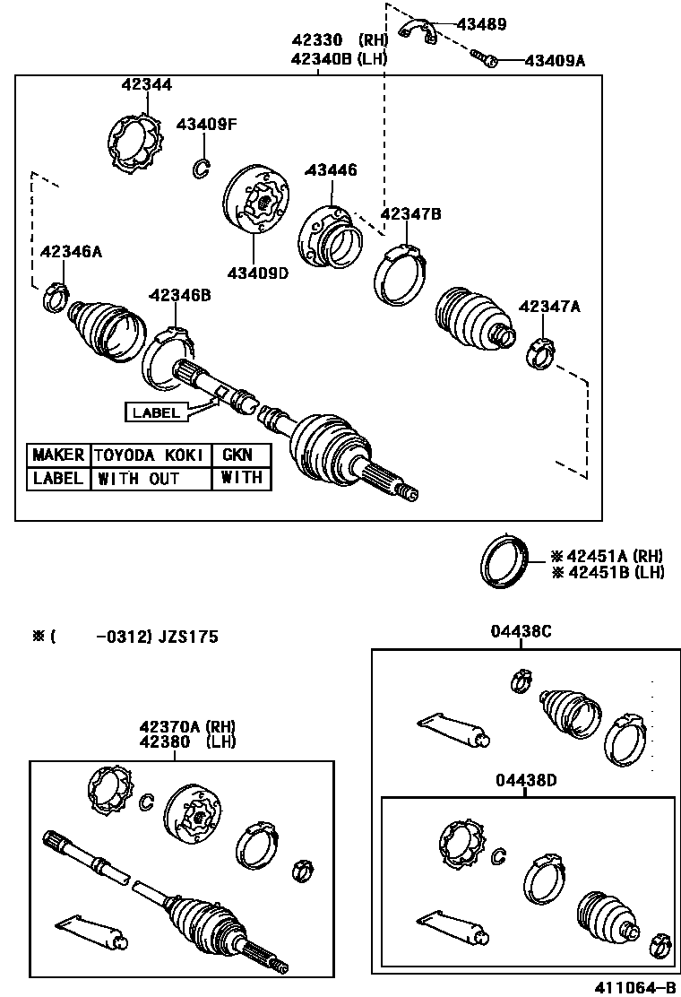 4102 — REAR AXLE SHAFT & HUB