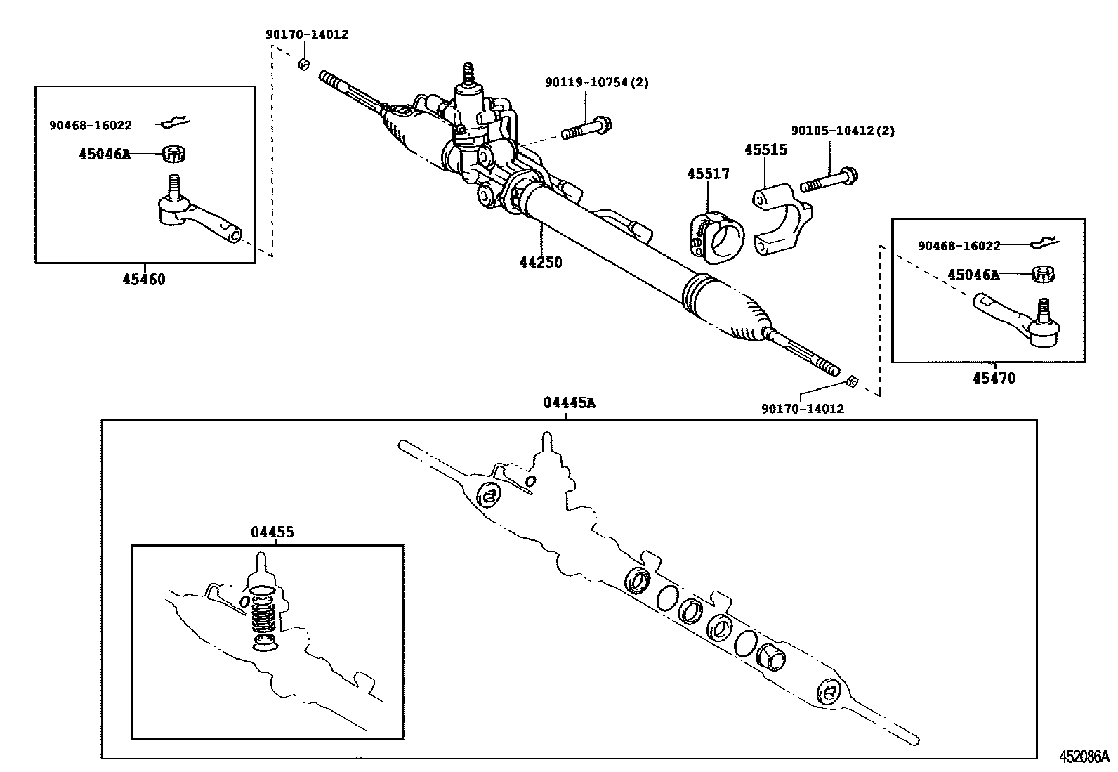 4505 — FRONT STEERING GEAR & LINK