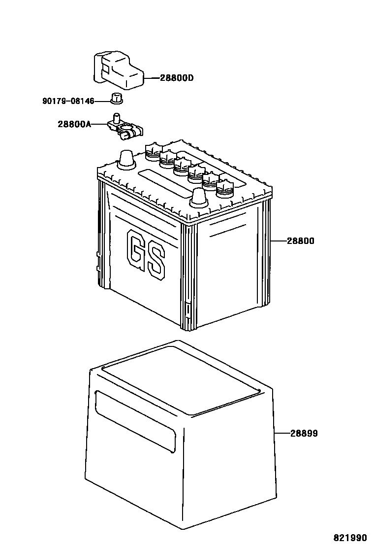 8201 — BATTERY & BATTERY CABLE