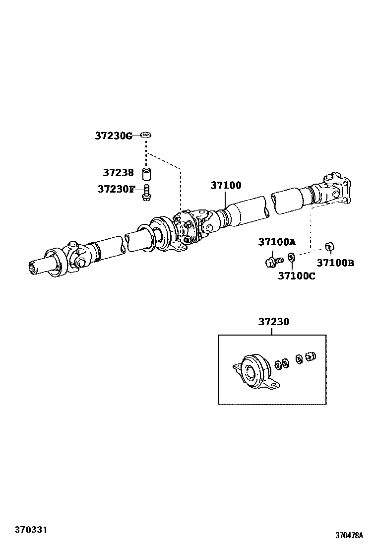3701 — PROPELLER SHAFT & UNIVERSAL JOINT