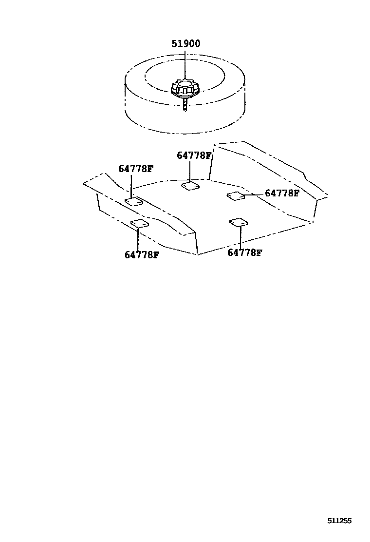 5104 — SPARE WHEEL CARRIER