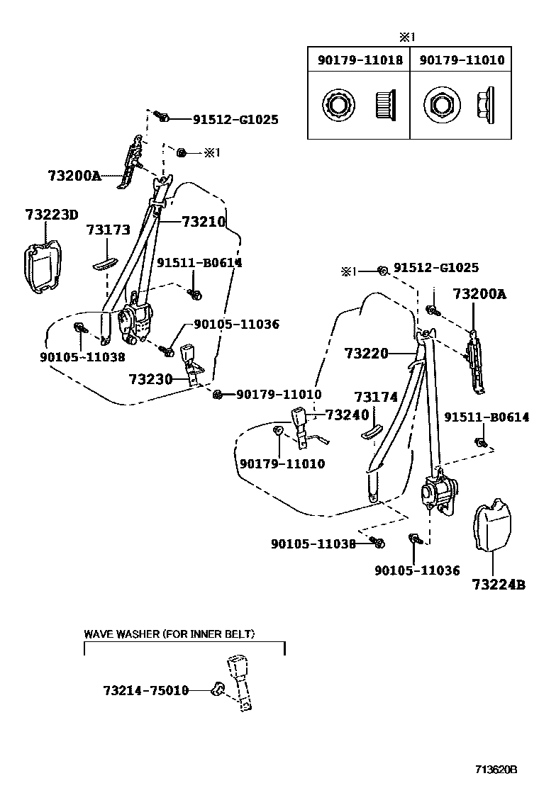 7104 — SEAT BELT & CHILD RESTRAINT SEAT