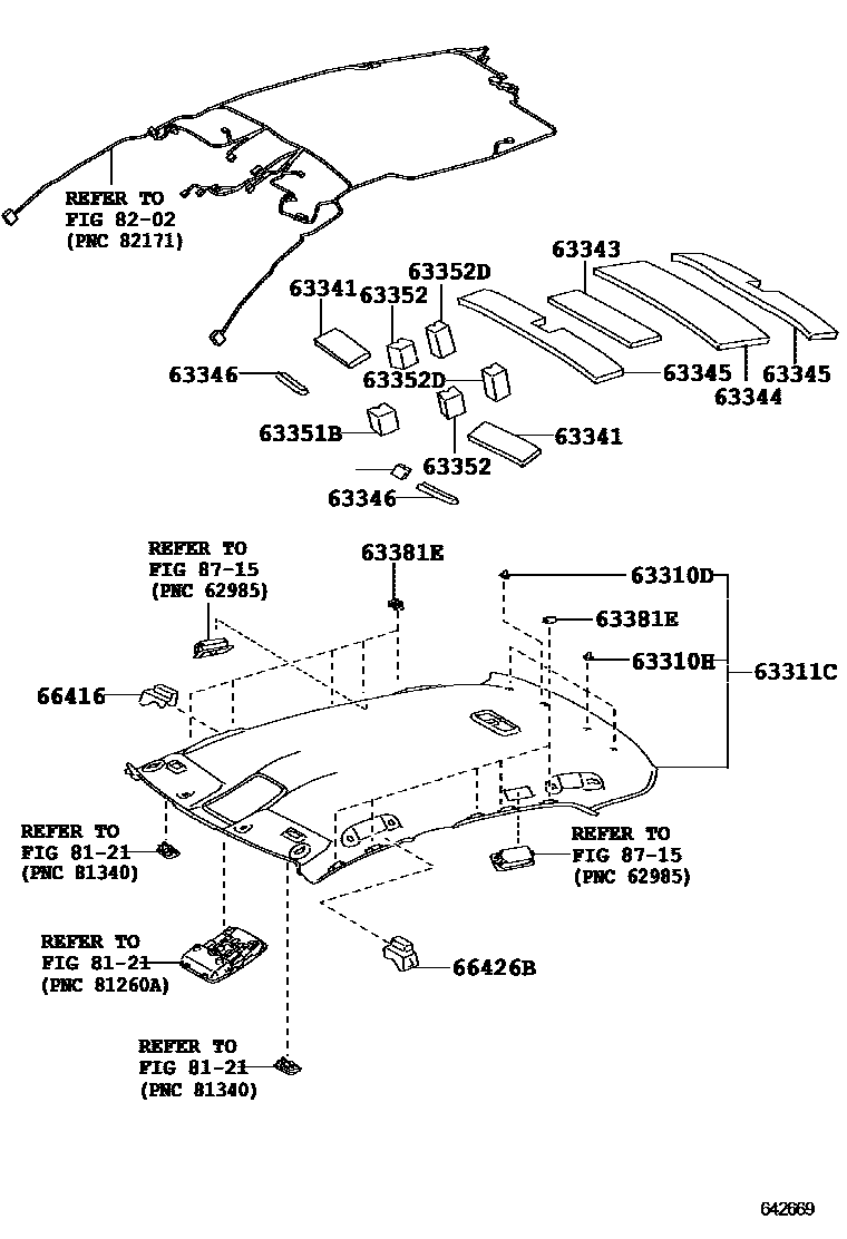 6402 — ROOF HEADLINING & SILENCER PAD