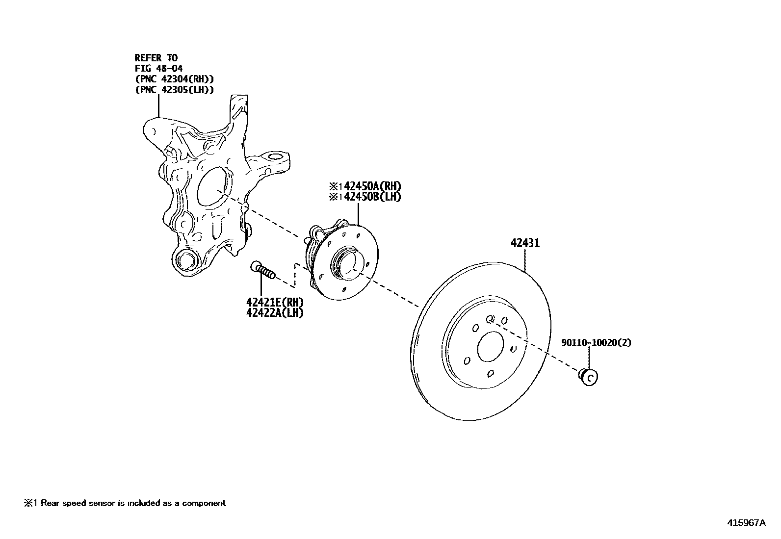 4102 — REAR AXLE SHAFT & HUB